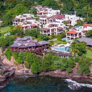 Luxury St Lucia Holiday Packages Cap Maison, St Lucia Aerial View