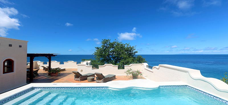 Luxury St Lucia Holiday Packages Cap Maison, St Lucia Oceanview Villa Suite With Pool & Roof Terrace2