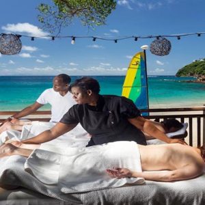 Luxury St Lucia Holiday Packages Cap Maison, St Lucia Outdoor Spa Massage