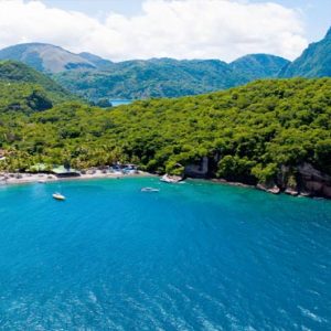 Luxury St Lucia Holiday Packages Jade Mountain Aerial View Of Location
