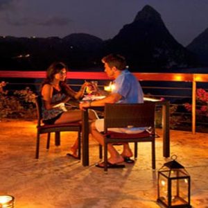 Luxury St Lucia Holiday Packages Jade Mountain Dinner On The Celestial Terrace