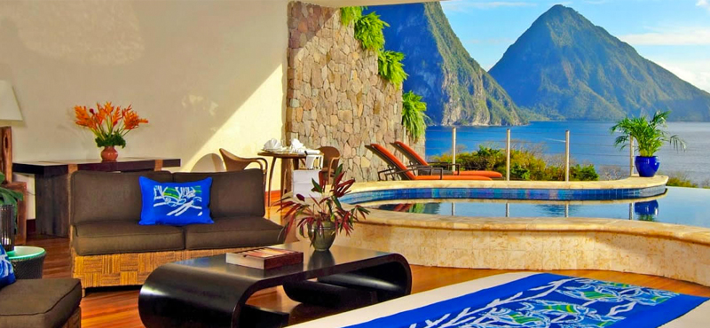 Luxury St Lucia Holiday Packages Jade Mountain Moon Sanctuary