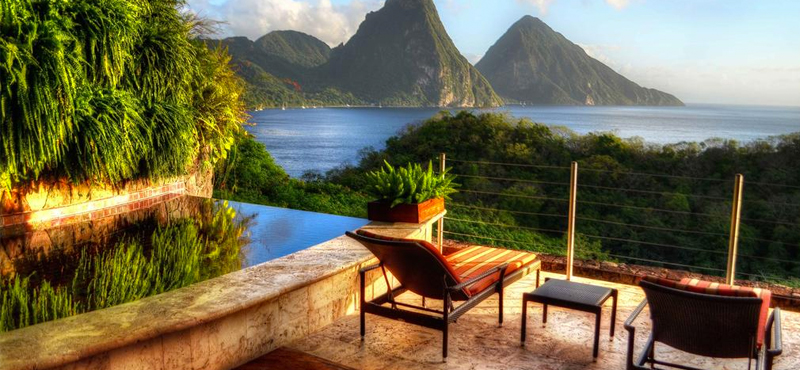 Luxury St Lucia Holiday Packages Jade Mountain Moon Sanctuary 2