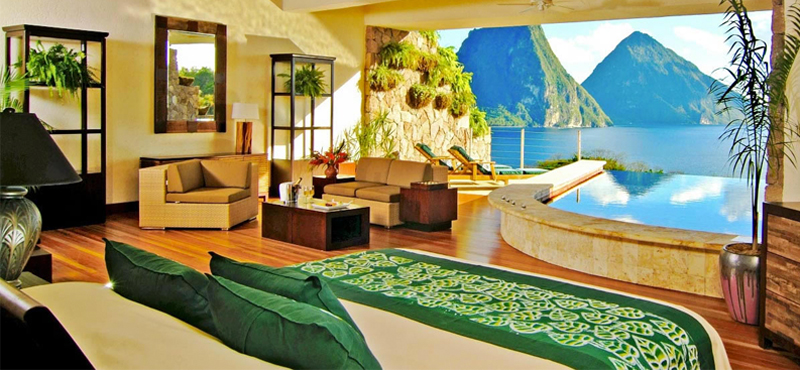 Luxury St Lucia Holiday Packages Jade Mountain Star Sanctuary