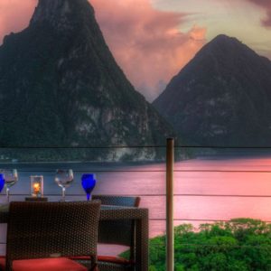 Luxury St Lucia Holiday Packages Jade Mountain Dining