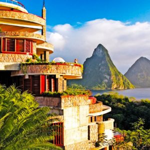 Luxury St Lucia Holiday Packages Jade Mountain Exterior