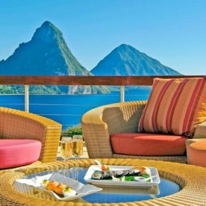 Luxury St Lucia Holiday Packages Jade Mountain Private Dining