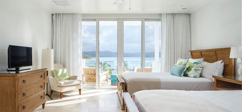 Luxury St Lucia Holiday Packages Windjammer Landing Villa Beach Resort 2queen Beds Room