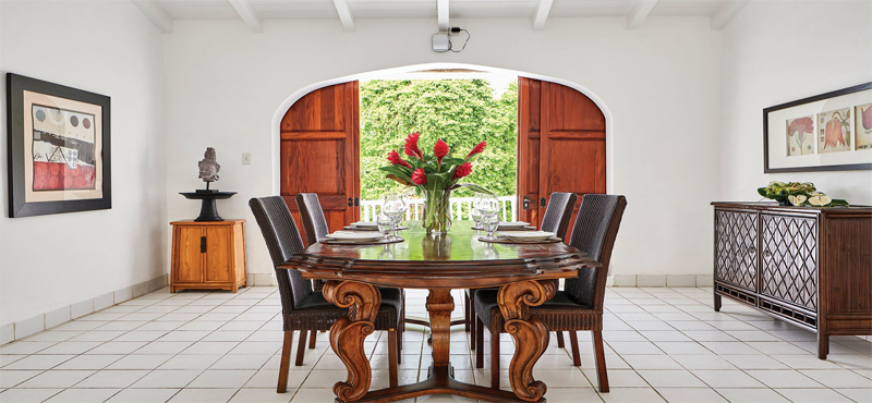 Luxury St Lucia Holiday Packages Windjammer Landing Villa Beach Resort Dinning Room