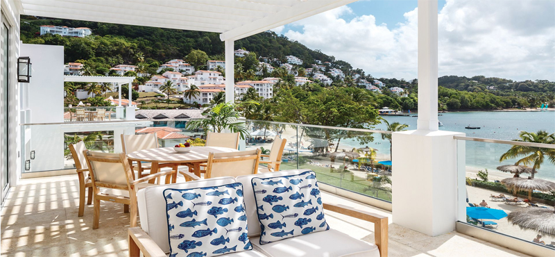Luxury St Lucia Holiday Packages Windjammer Landing Villa Beach Resort Luxury Three Bedroom Beachfront Villa Private Lounge