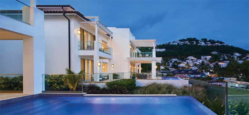 Luxury St Lucia Holiday Packages Windjammer Landing Villa Beach Resort Luxury Three Bedroom Beachfront Villa Residential Pool