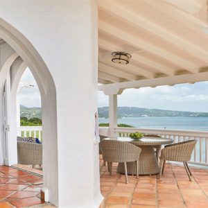 Luxury St Lucia Holiday Packages Windjammer Landing Villa Beach Resort Premium Three Bedroom Ocean View Villa Balcony