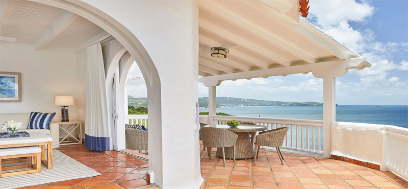 Luxury St Lucia Holiday Packages Windjammer Landing Villa Beach Resort Premium Three Bedroom Ocean View Villa Balcony