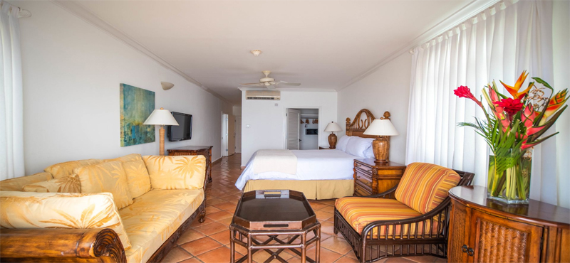 Luxury St Lucia Holiday Packages Windjammer Landing Villa Beach Resort Two Bedroom Oceanfront Suite Seating Area