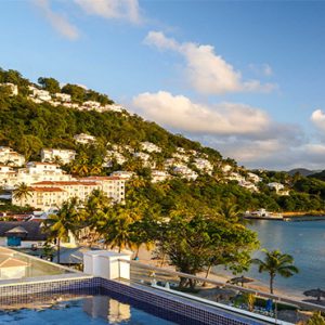 Luxury St Lucia Holiday Packages Windjammer Landing Villa Beach Resort Aerial View1