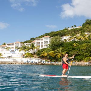 Luxury St Lucia Holiday Packages Windjammer Landing Villa Beach Resort Paddle Boarding