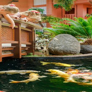 Luxury Tenerife Holiday Packages The Ritz Carlton Abama Fish Pond Bridge