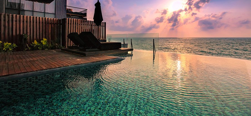 Luxury Thailand Holiday Packages Silavadee Pool Spa Resort Two Bedroom Ocean Front Duplex Pool Villa