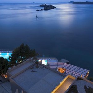 Luxury holidays croatia - Dubrovnik Palace Hotel - exterior night