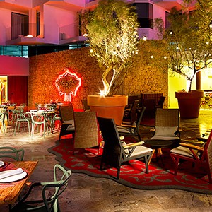 Luxury holidays ibiza - hard rock ibiza - terrace restaurant