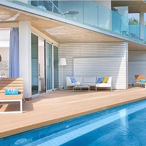 Luxury holidays ibiza - me ibiza - pool terrace