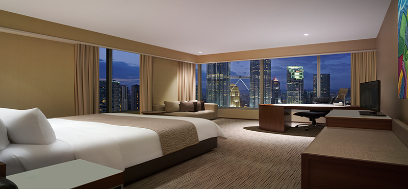 luxury Malaysia holiday Packages Traders Kuala Lumpur Executive Twin Towers View Room