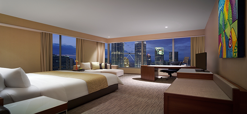 luxury Malaysia holiday Packages Traders Kuala Lumpur Traders Club Executive Twin Towers View Room