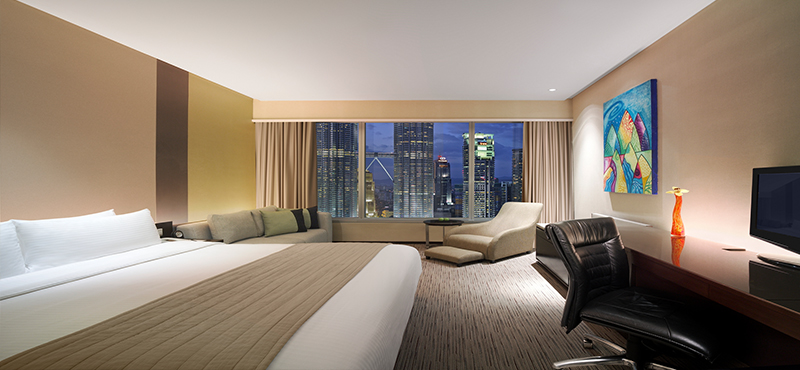 luxury Malaysia holiday Packages Traders Kuala Lumpur Traders Club Twin Towers View Room