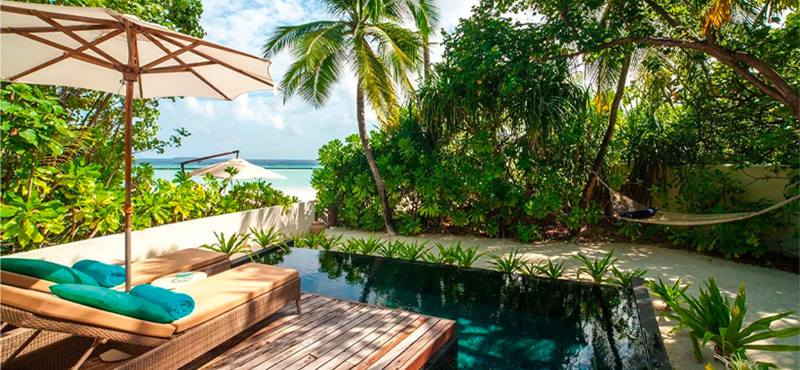 Maldives Holidays Constance Halaveli Resort Beach Villa 1