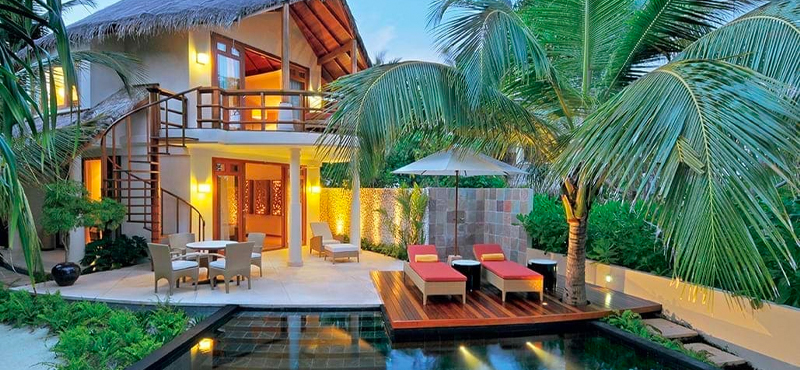 Maldives Holidays Constance Halaveli Resort Double Storey Beach Villa Exterior 1