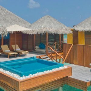 luxury Maldives holiday Packages Huvafen Fushi Maldives Lagoon Bungalow With Pool