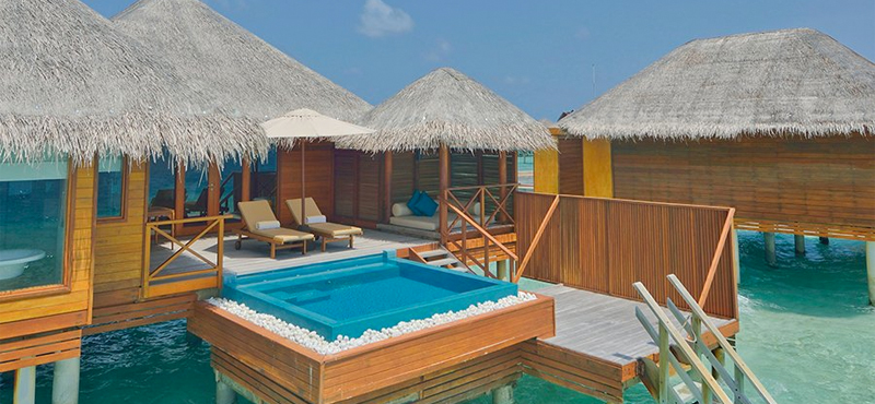 luxury Maldives holiday Packages Huvafen Fushi Maldives Lagoon Bungalow With Pool