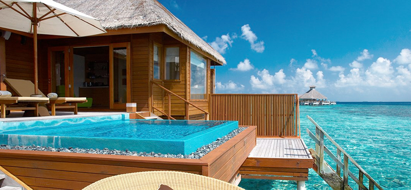 luxury Maldives holiday Packages Huvafen Fushi Maldives Ocean Bungalow With Pool