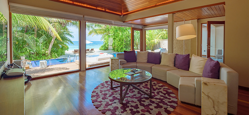 luxury Maldives holiday Packages Huvafen Fushi Maldives Two Bedroom Beach Pavilion With Pool