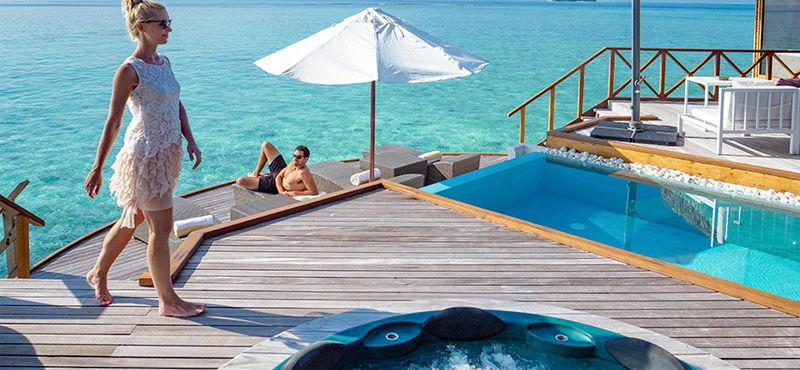 luxury Maldives holiday Packages Huvafen Fushi Maldives Two Bedroom Ocean Pavilion With Pool