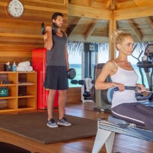 luxury Maldives holiday Packages Huvafen Fushi Maldives Gym