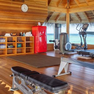 luxury Maldives holiday Packages Huvafen Fushi Maldives Gym 2