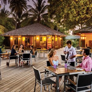 luxury Maldives holiday Packages Meeru Island Resort Hot Rock Restaurant