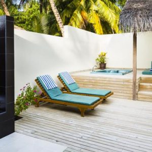 luxury Maldives holiday Packages Meeru Island Resort Jacuzzi Beach Villa