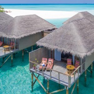 luxury Maldives holiday Packages Meeru Island Resort Jacuzzi Water Villa