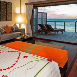 luxury Maldives holiday Packages Meeru Island Resort Jacuzzi Water Villa