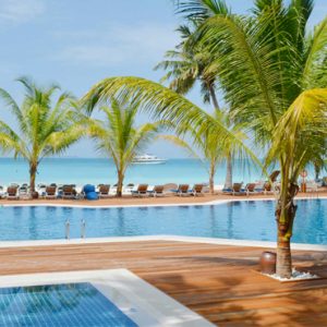 luxury Maldives holiday Packages Meeru Island Resort Pool