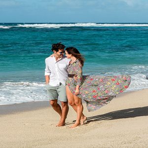 luxury Mauritius holiday Packages Shandrani Beachcomber Resort & Spa Couple On The Beach
