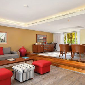 luxury Mauritius holiday Packages Shandrani Beachcomber Resort & Spa Senior Suite Living Area