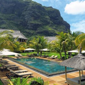 luxury Mauritius holiday Packages Dinarobin Beachcomber Golf Resort & Spa Secluded Individual Crescent Pools