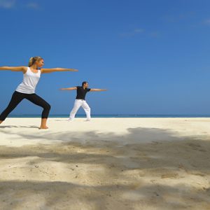 luxury Mauritius holiday Packages Dinarobin Beachcomber Golf Resort & Spa Yoga