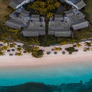 luxury Mauritius holiday Packages Dinarobin Beachcomber Golf Resort & Spa Aerial View1