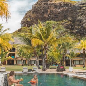 luxury Mauritius holiday Packages Dinarobin Beachcomber Golf Resort & Spa Villa Exterior Pool
