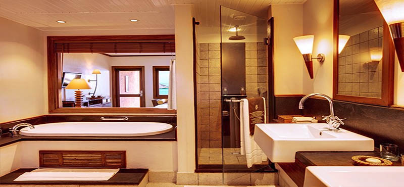 Mauritus Honeymoon Packages Heritage Awali Golf & Spa Resort Deluxe Beachfront Bathroom