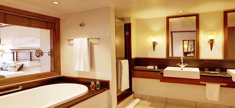 Mauritus Honeymoon Packages Heritage Awali Golf & Spa Resort Deluxe Room Garden View Bathroom